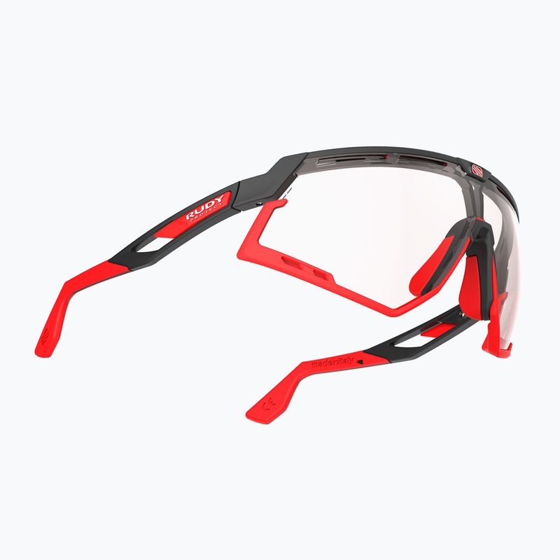 Okulary przeciwsłoneczne Rudy Project Defender black matte/bumpers red fluo/imp photochromic 2 red 3