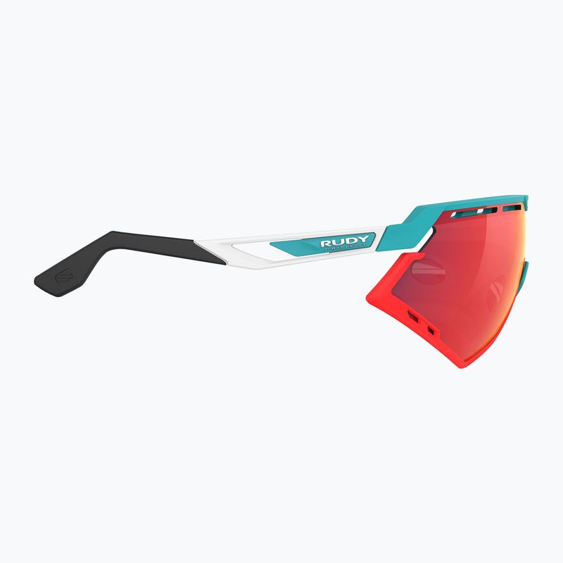 Okulary przeciwsłoneczne Rudy Project Defender emerald white matte/multilaser red 5