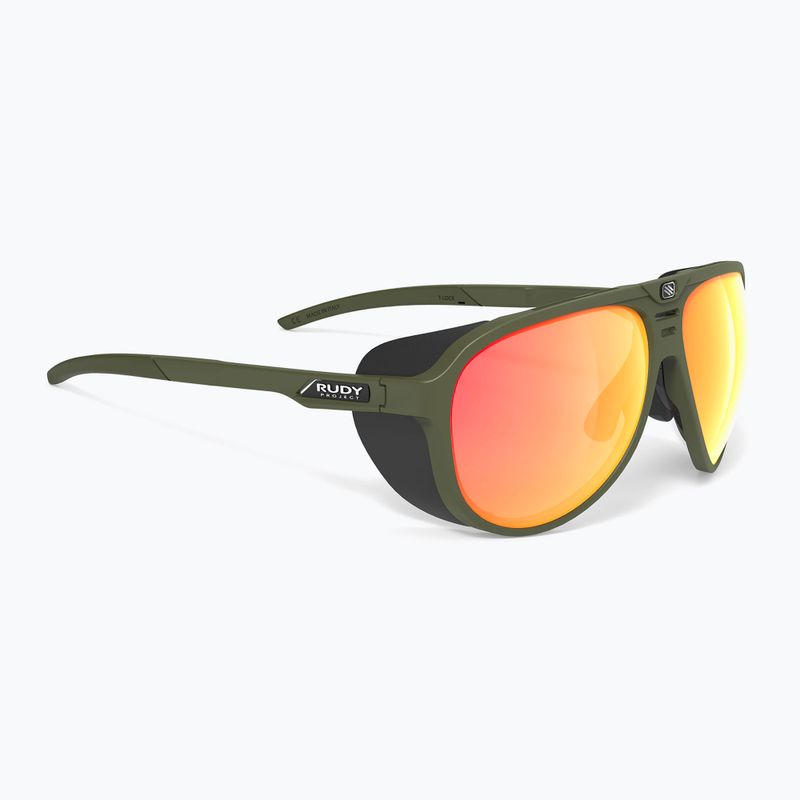 Okulary przeciwsłoneczne Rudy Project Stardash olive matte/multilaser orange