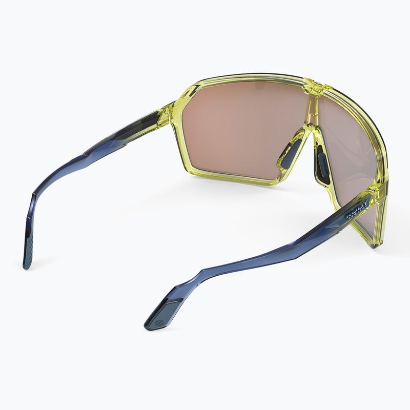 Okulary przeciwsłoneczne Rudy Project Spinshield crystal blue avio/apple green/multilaser yellow 5