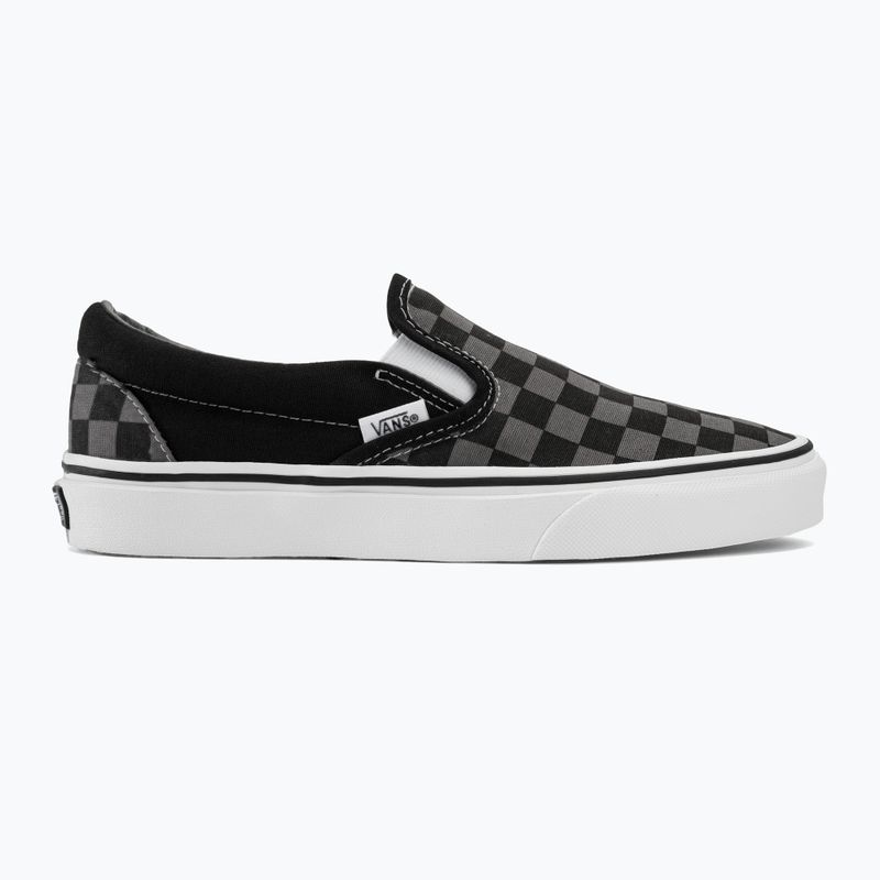 Buty Vans UA Classic Slip-On black/ pewter checkerboard 2