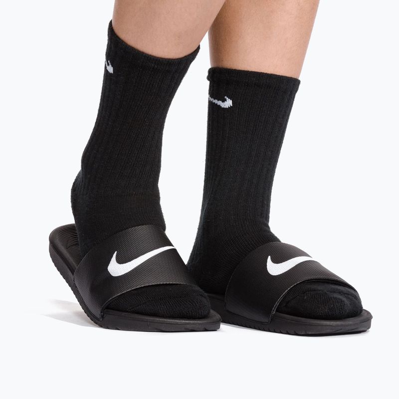 Klapki dziecięce Nike Kawa black/white 9