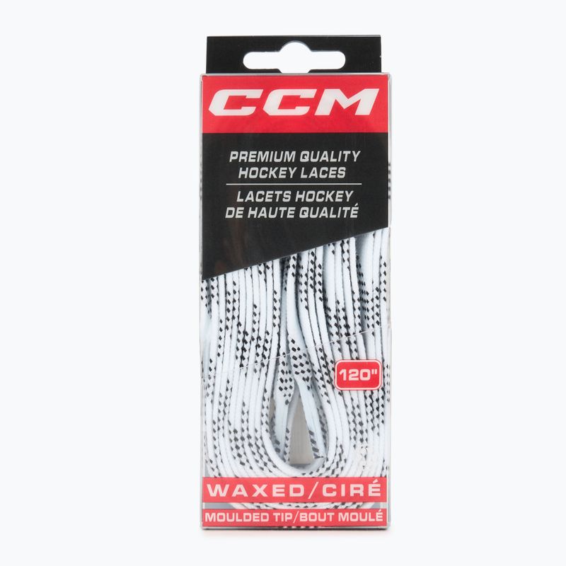 Sznurówki do łyżew CCM LWX white