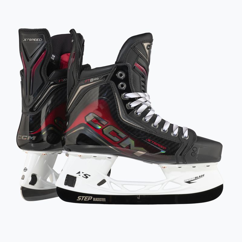Łyżwy hokejowe męskie CCM JetSpeed FT8 Pro SR REGULAR black