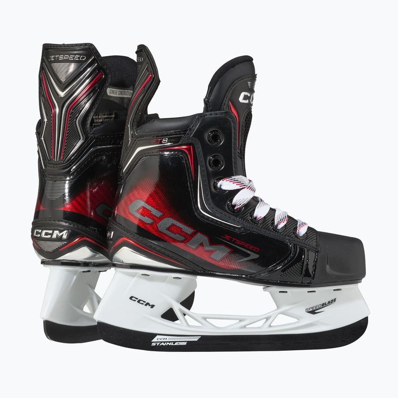 Łyżwy hokejowe dziecięce CCM JetSpeed FT8 Pro YT REGULAR black
