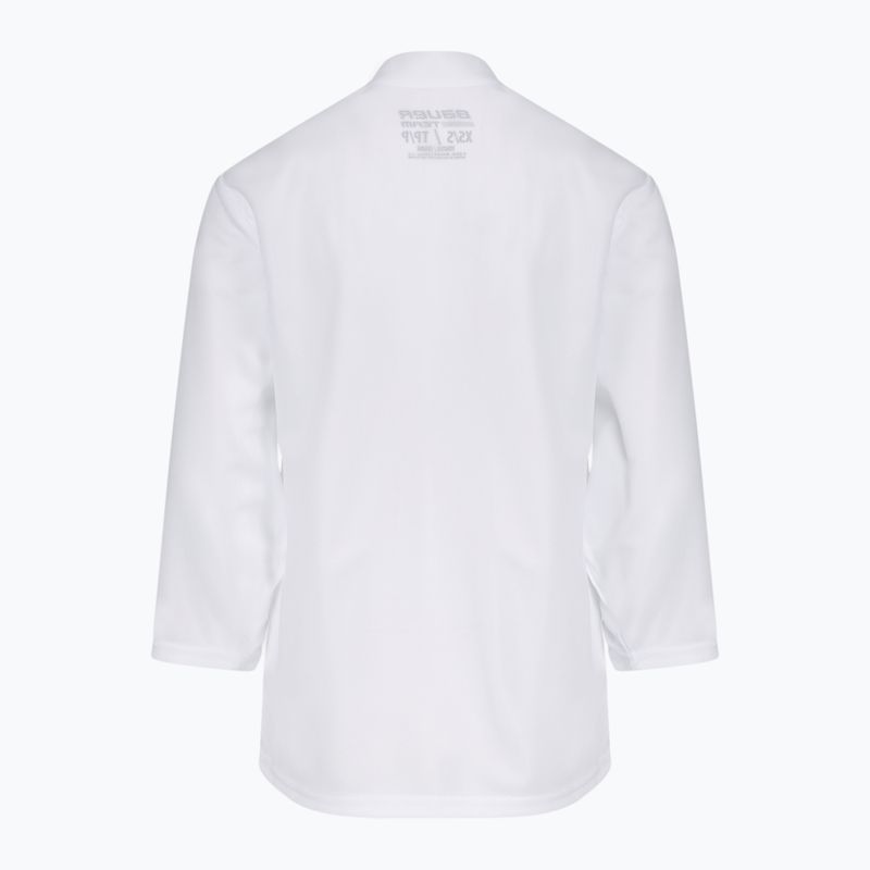 Longsleeve hokejowy dziecięcy Bauer Flex Practice Jersey Jr white 2