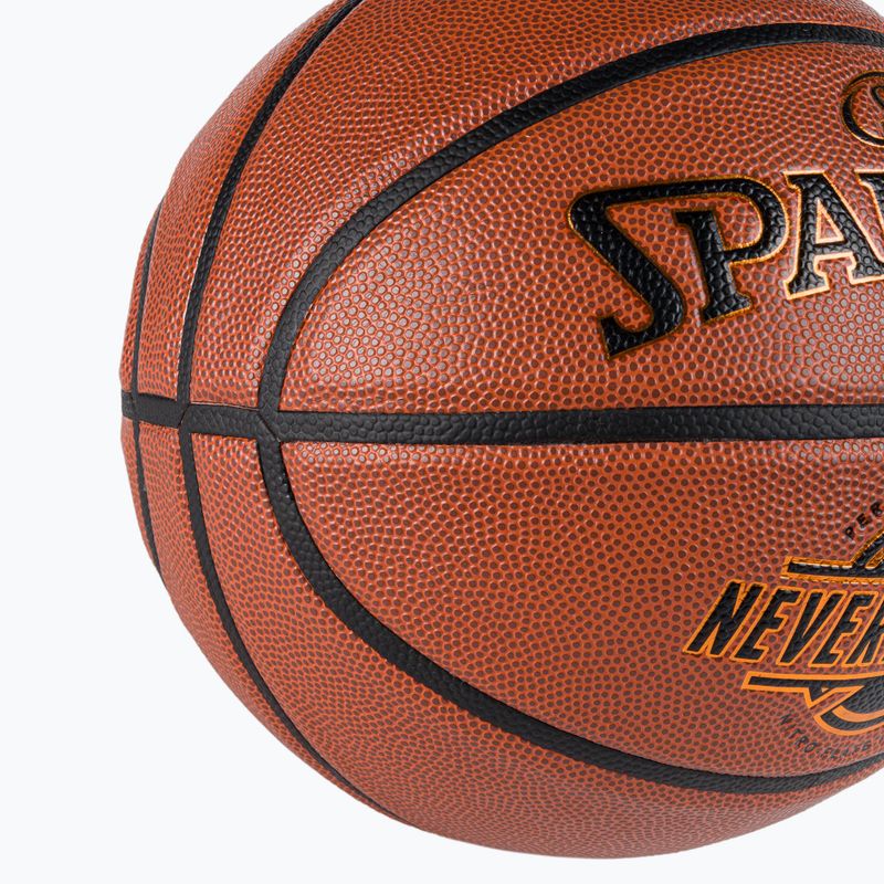 Piłka do koszykówki Spalding Neverflat Max pomarańczowa rozmiar 7 3