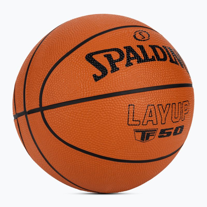 Piłka do koszykówki Spalding Layup TF-50 pomarańczowa rozmiar 5 2