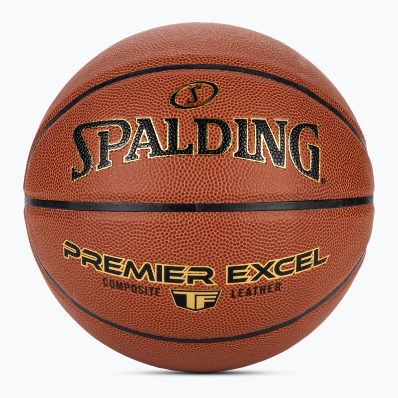 Piłka do koszykówki Spalding Premier Excel pomarańczowy rozmiar 7