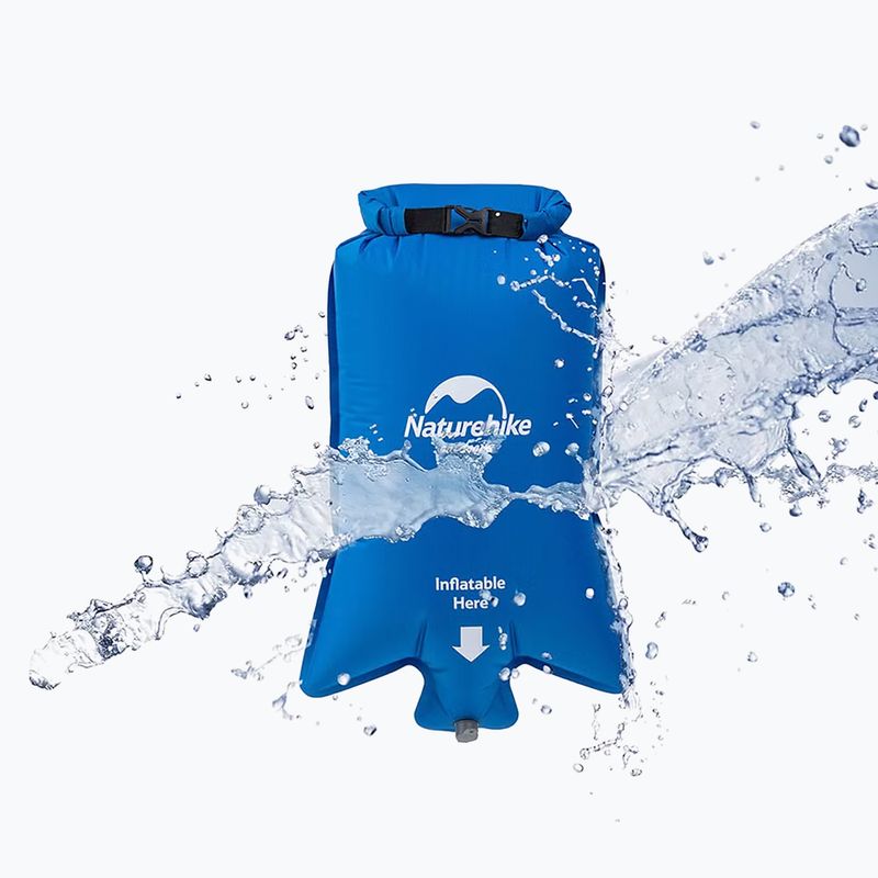 Worek z funkcją pompki Naturehike Inflatable blue 6