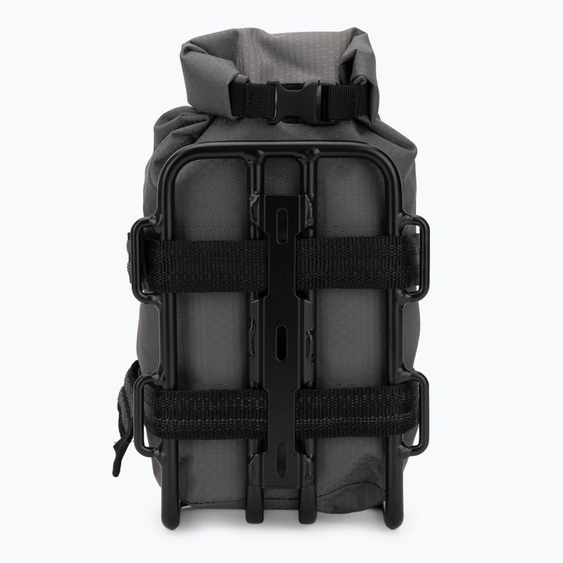 Torba i bagażnik na widelec rowerowy Rockbros Front Fork Rack+Fork Bag grey/black 3