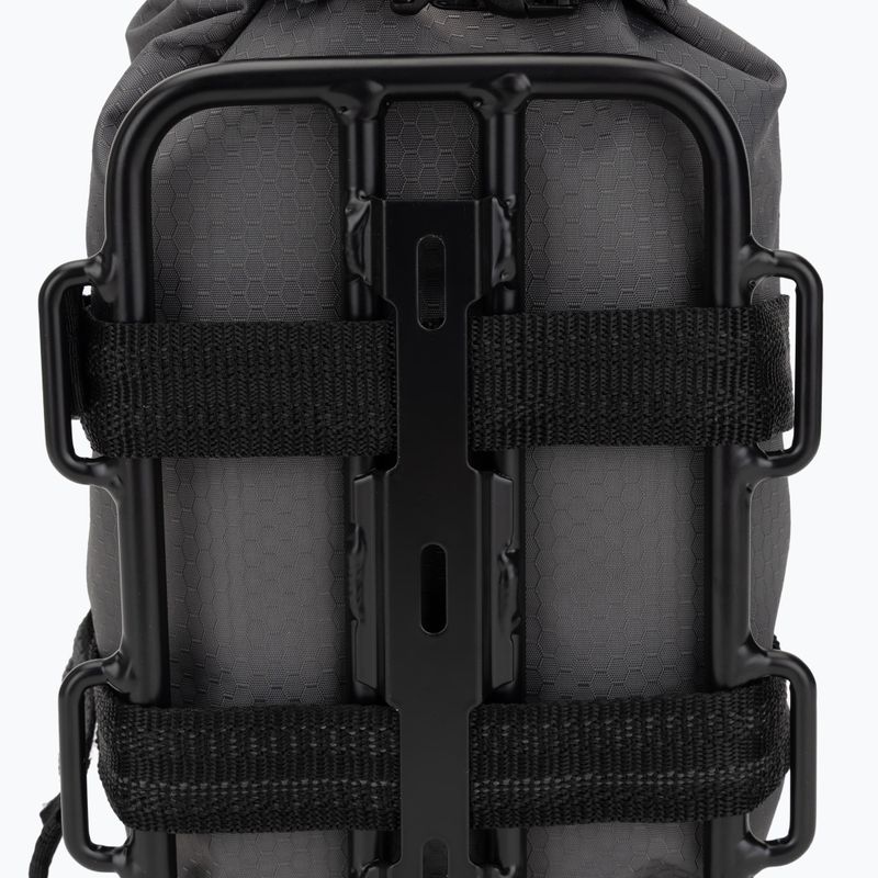 Torba i bagażnik na widelec rowerowy Rockbros Front Fork Rack+Fork Bag grey/black 6