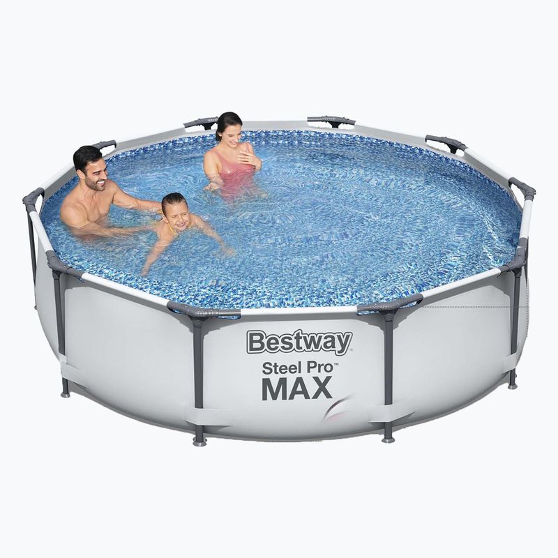 Basen stelażowy Bestway Steel Pro Max Pool Set 305 x 76 cm szary 2
