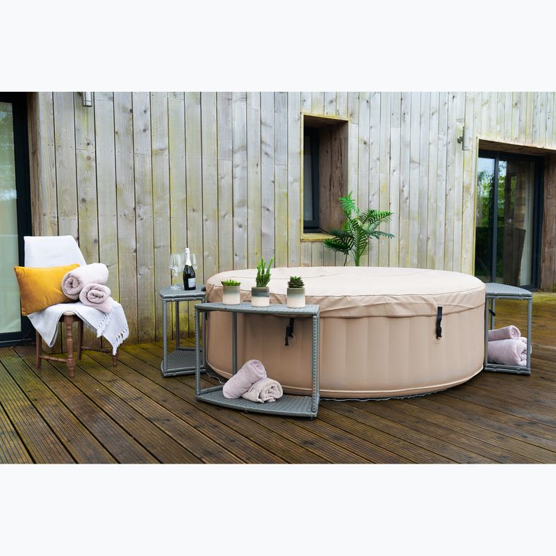 Basen z hydromasażem 6-osobowy MSpa Urban Bristol mokka 24