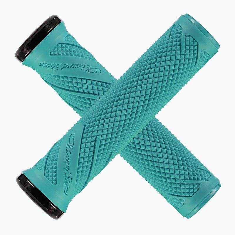 Chwyty kierownicy Lizard Skins Single-Clamp Wasatch teal