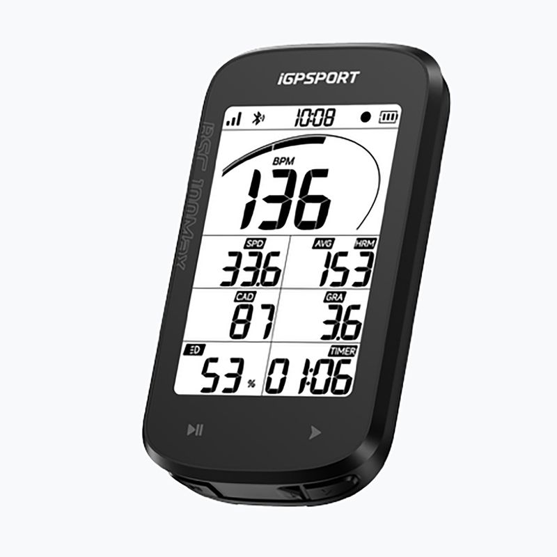 Licznik rowerowy iGPSport GPS BSC100 Max black 2
