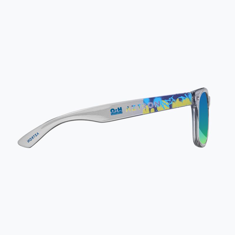 Okulary przeciwsłoneczne dziecięce Aztron Solar ice grey/graffiti/polarized blue/yellow mirr/grey. 3