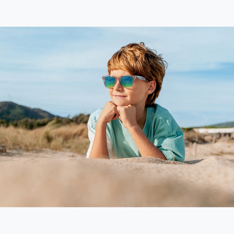Okulary przeciwsłoneczne dziecięce Aztron Solar ice grey/graffiti/polarized blue/yellow mirr/grey. 6
