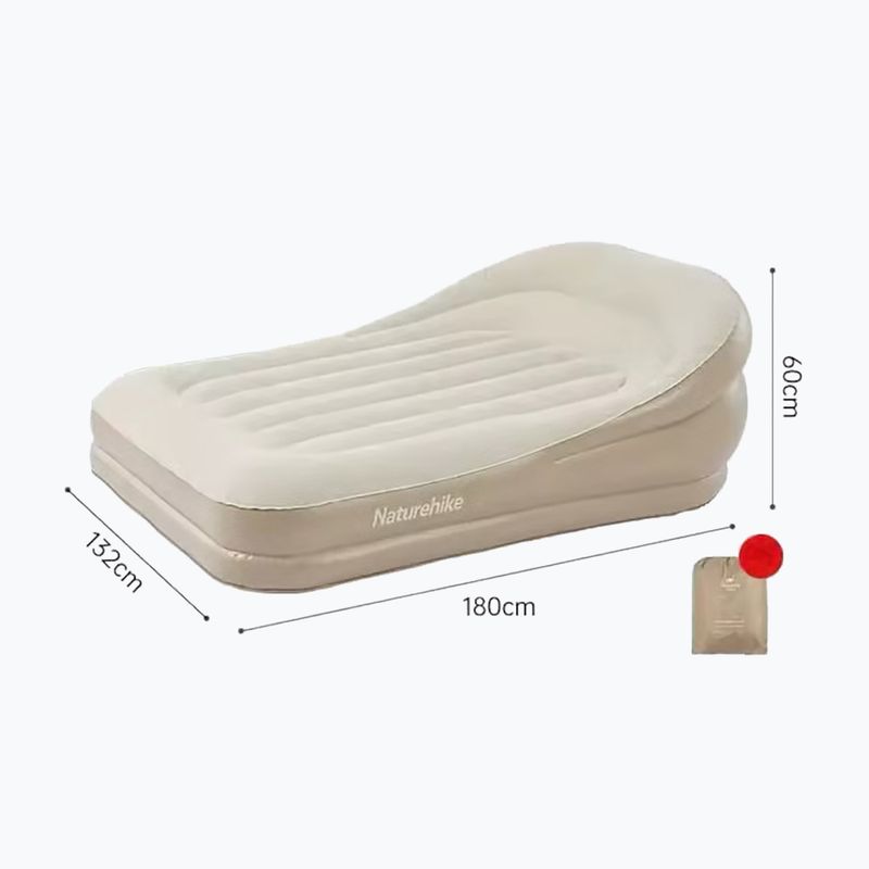 Sofa dmuchana Naturehike Lanyue Double beige 2
