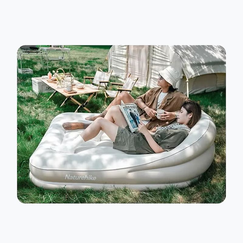 Sofa dmuchana Naturehike Lanyue Double beige 5