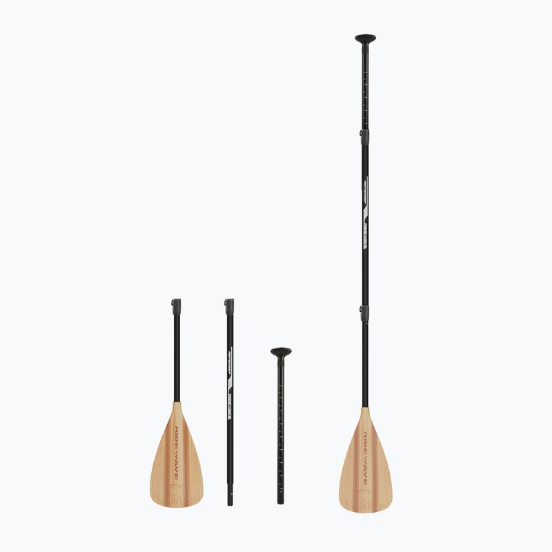 Wiosło SUP 3-częściowe RIDEWAVE Kun Bamboo