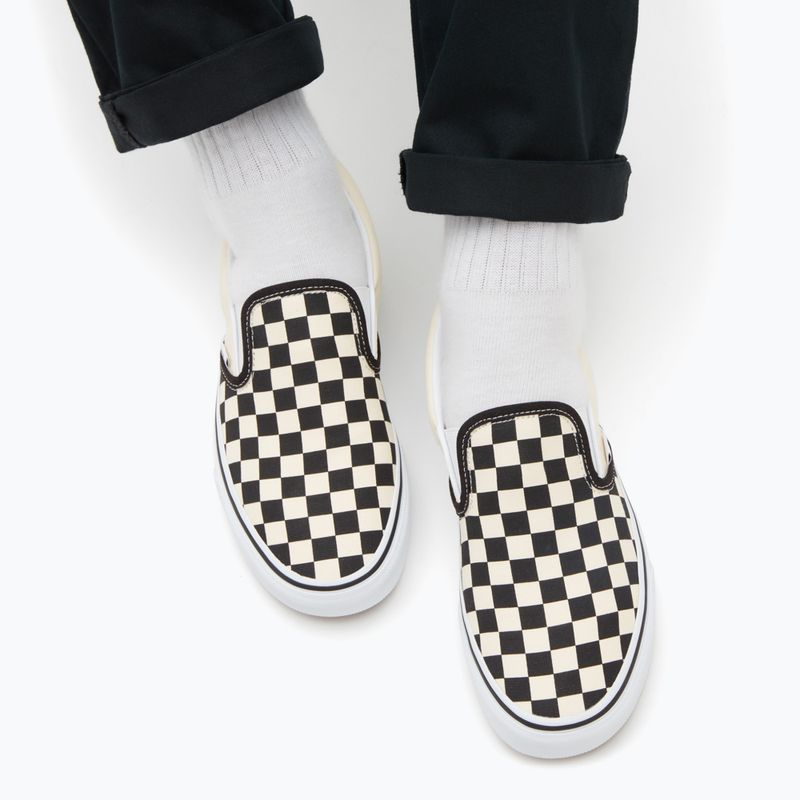 Buty Vans UA Classic Slip-On blk & whtchckerboard/ wht 4