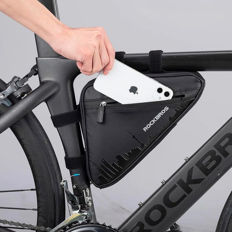 Torba rowerowa na ramę Rockbros B39-2 1,5 l black 3