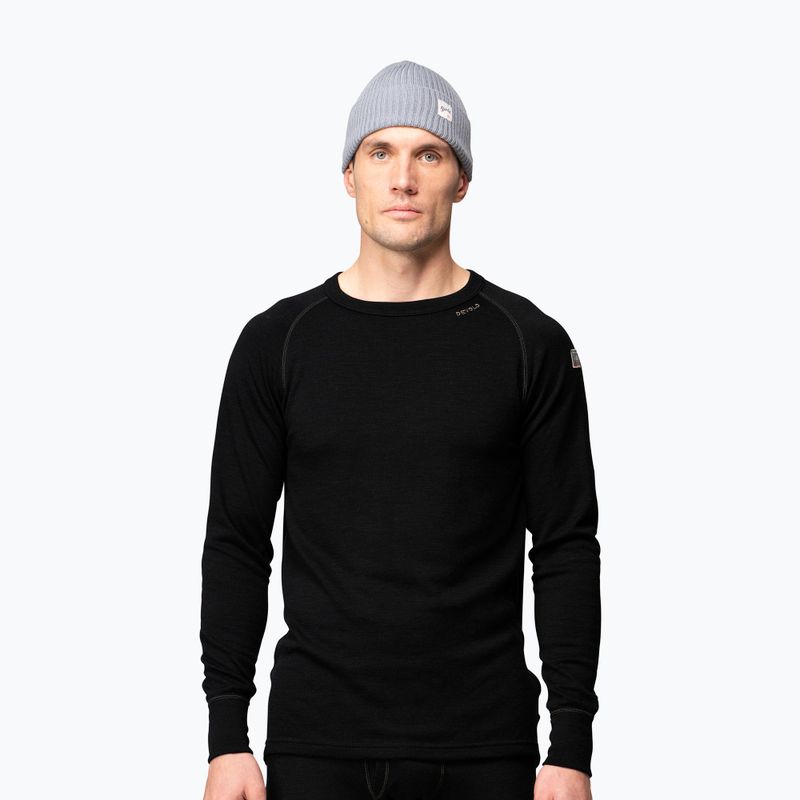 Bluza termoaktywna męska Devold Expedition Merino 235 black