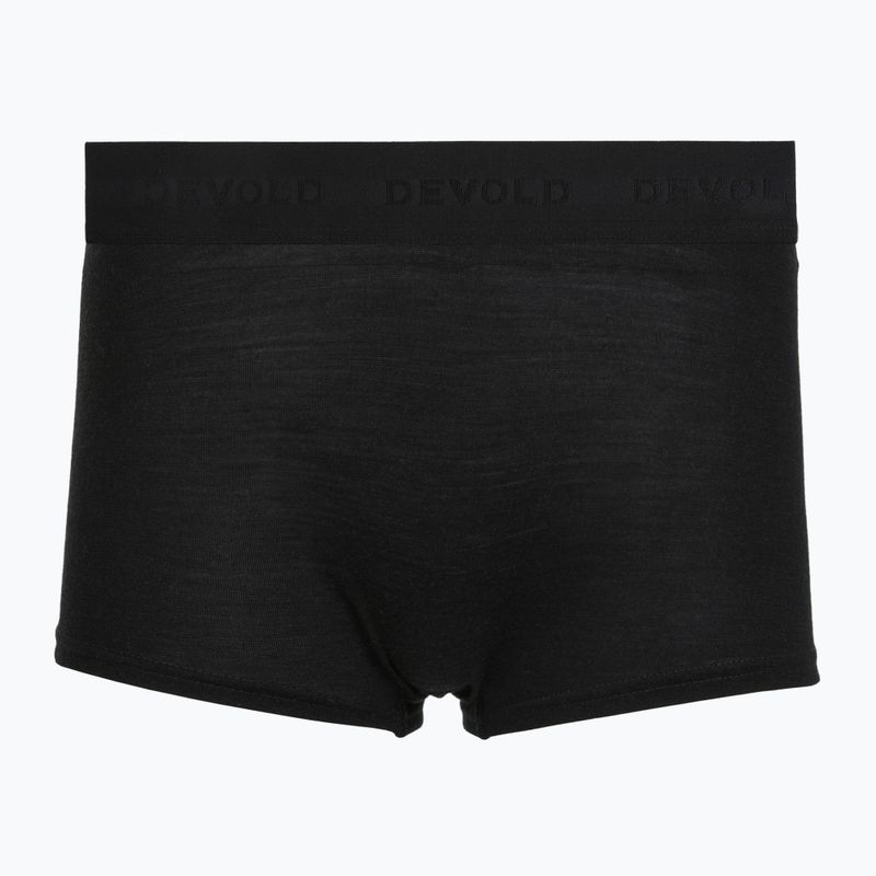 Bokserki termoaktywne damskie Devold Breeze Merino 150 Hipser 2 pack black/coral 3
