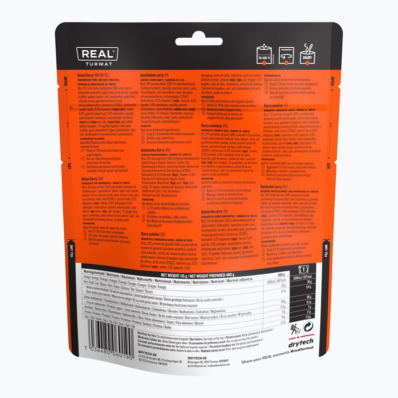 Żywność liofilizowana Real Turmat Azjatyckie Curry 115 g 2