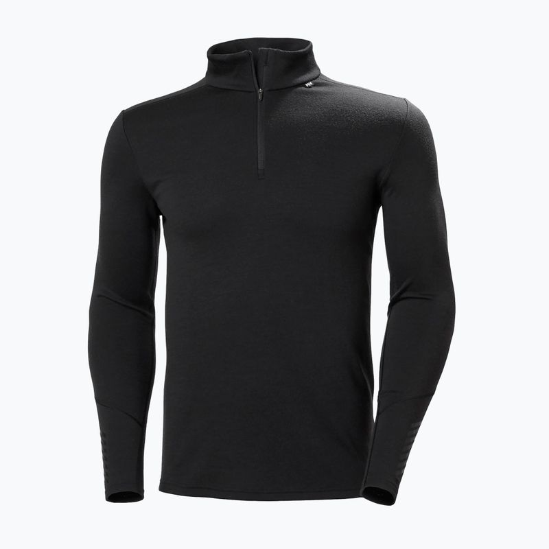 Bluza termoaktywna męska Helly Hansen Lifa Merino Midweight 1/2 Zip black