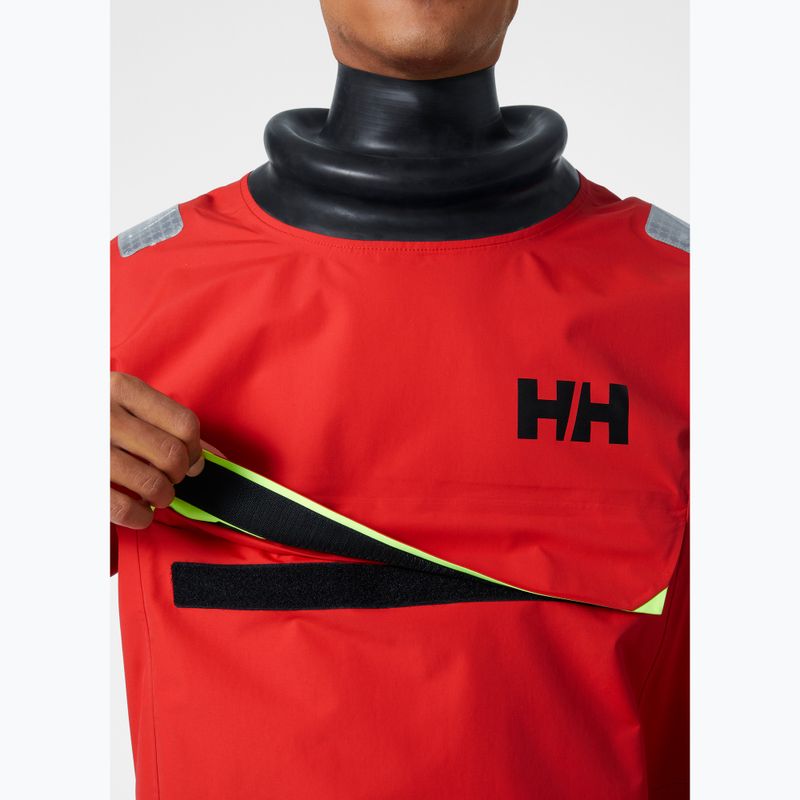 Kurtka żeglarska męska Helly Hansen Aegir Race Light Smock 2.0 alert red 3