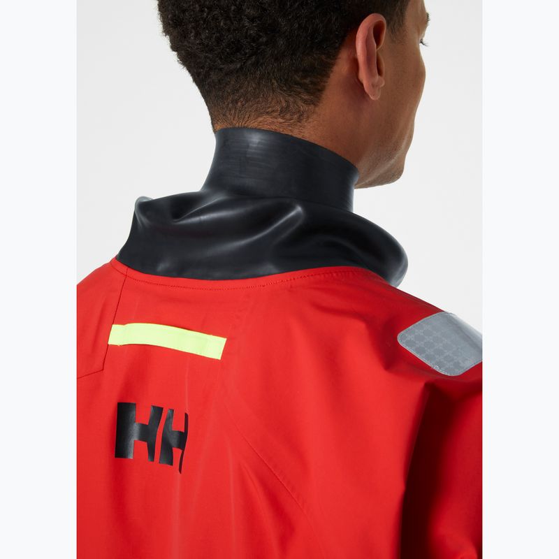 Kurtka żeglarska męska Helly Hansen Aegir Race Light Smock 2.0 alert red 4