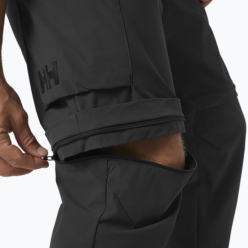 Spodnie softshell męskie Helly Hansen Brono Softshell Zip Off ebony 3