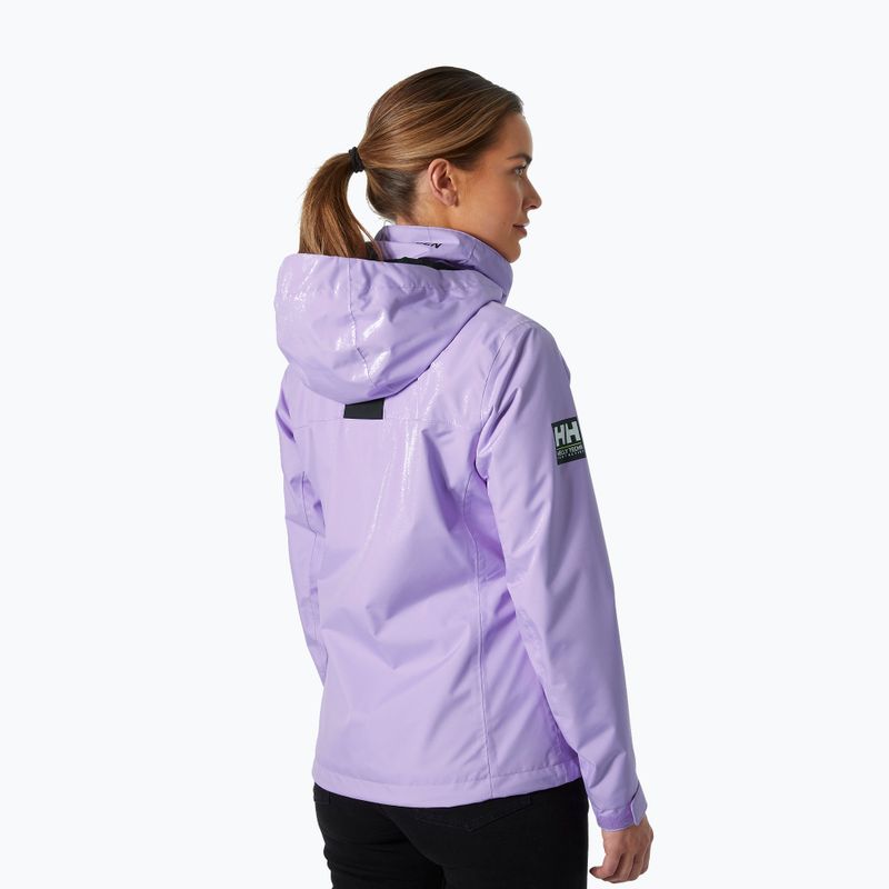Kurtka żeglarska damska Helly Hansen Crew Hooded Midlayer heather 2