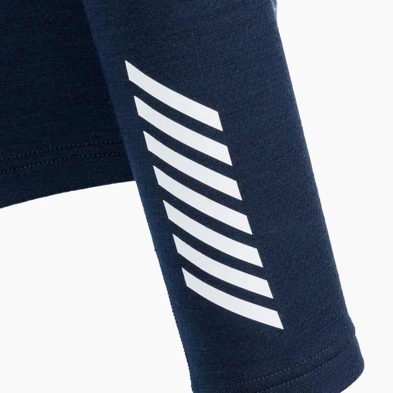 Bluza termoaktywna damska Helly Hansen Lifa Merino Midweight Graphic Crew navy star pixel 7