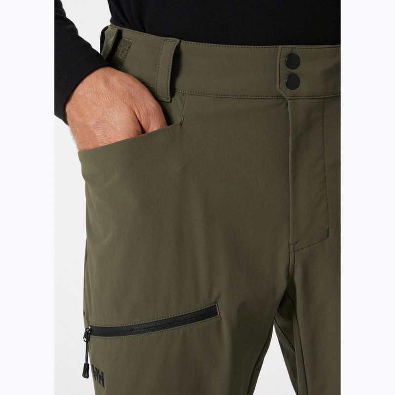 Spodnie softshell męskie Helly Hansen Blaze Softshell utility green 4