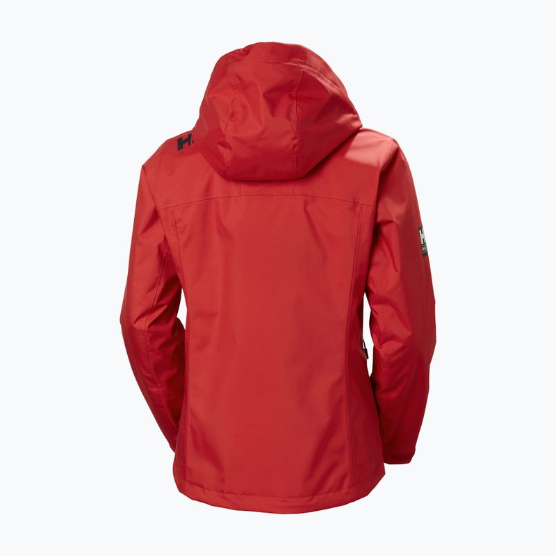 Kurtka żeglarska damska Helly Hansen Crew Hooded Midlayer 2.0 red 2