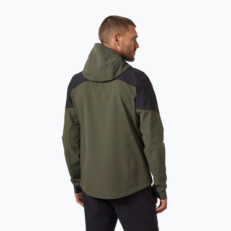 Kurtka softshell męska Helly Hansen Blaze Softshell Hood utility gre 2