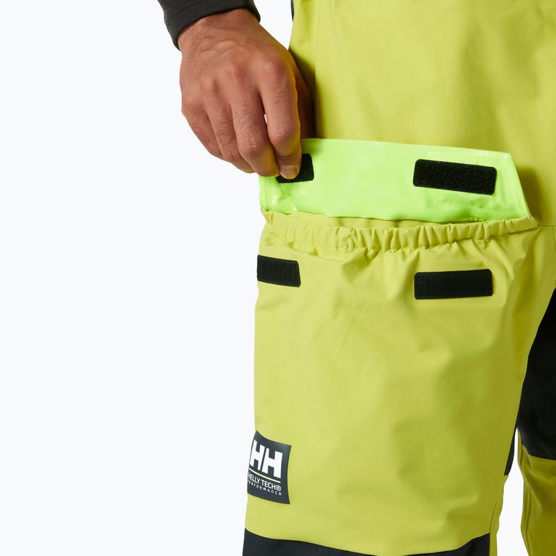 Spodnie żeglarskie męskie  Helly Hansen Skagen Pro Bib cyber lime 4