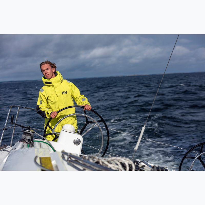 Spodnie żeglarskie męskie  Helly Hansen Skagen Pro Bib cyber lime 9