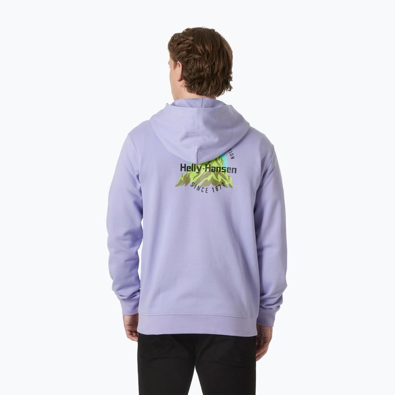 Bluza męska Helly Hansen Core Graphic Sweat Hoodie bright lavender 2
