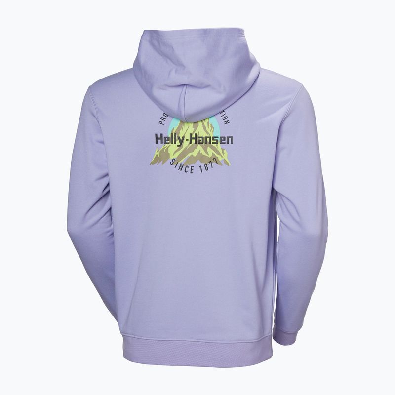 Bluza męska Helly Hansen Core Graphic Sweat Hoodie bright lavender 7