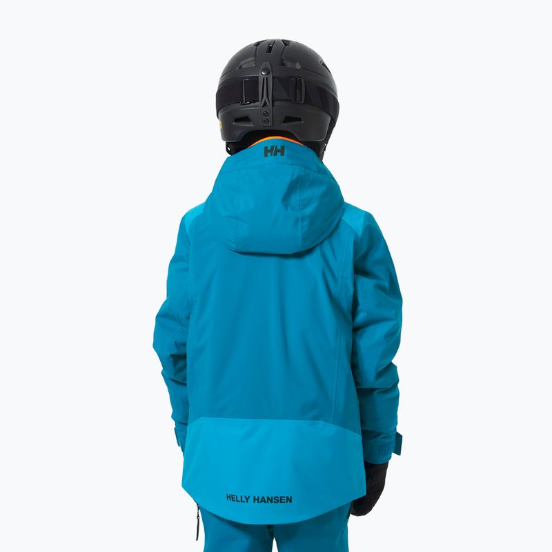 Kurtka narciarska dziecięca Helly Hansen Alpha cerulean blue 2