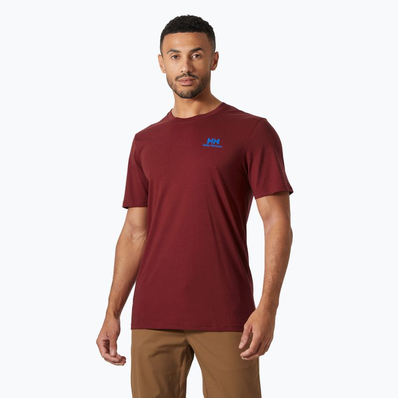 Koszulka męska Helly Hansen Nord Graphic mars red