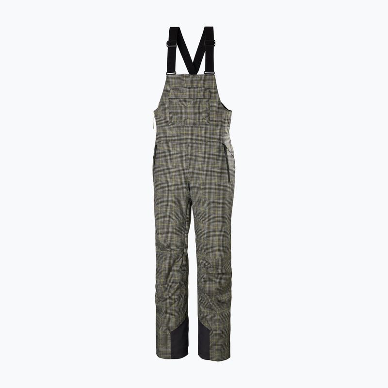 Spodnie narciarskie damskie Helly Hansen Legendary Insulated Bib pebble broxburn plaid aop 8