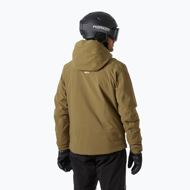 Kurtka narciarska męska Helly Hansen Alpha 4.0 sepia 2