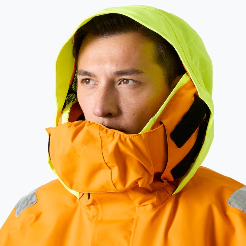 Kurtka żeglarska męska Helly Hansen Skagen Offshore ignite orange 3