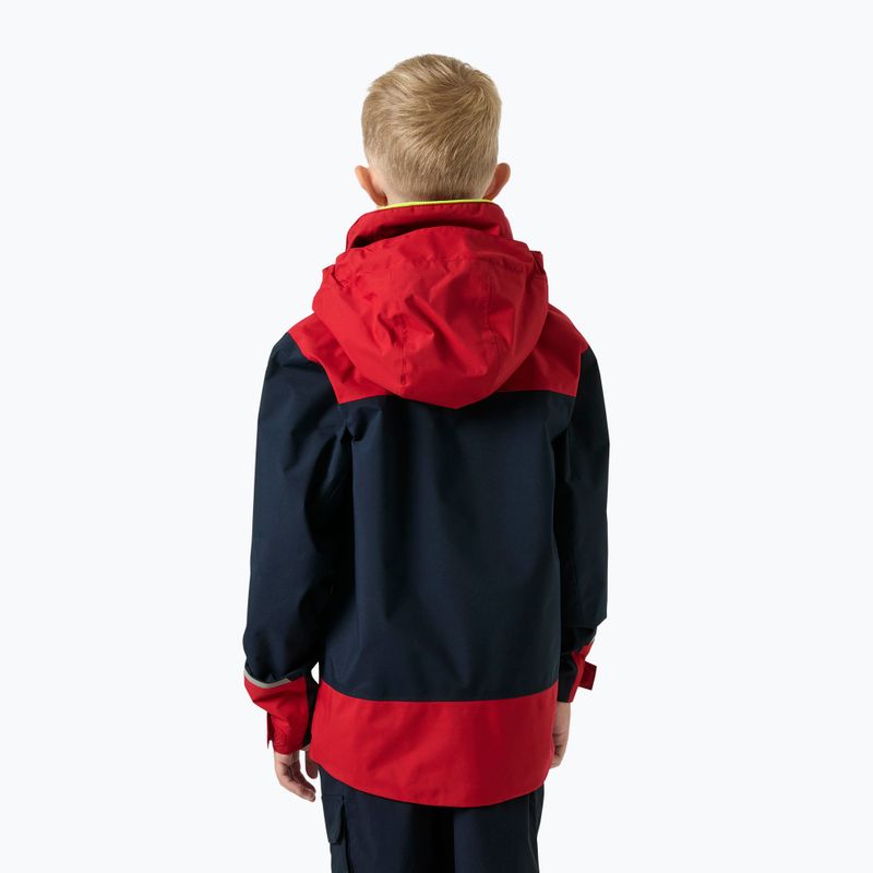 Kurtka żeglarska dziecięca Helly Hansen Salt Port 2.0 Jr navy 4