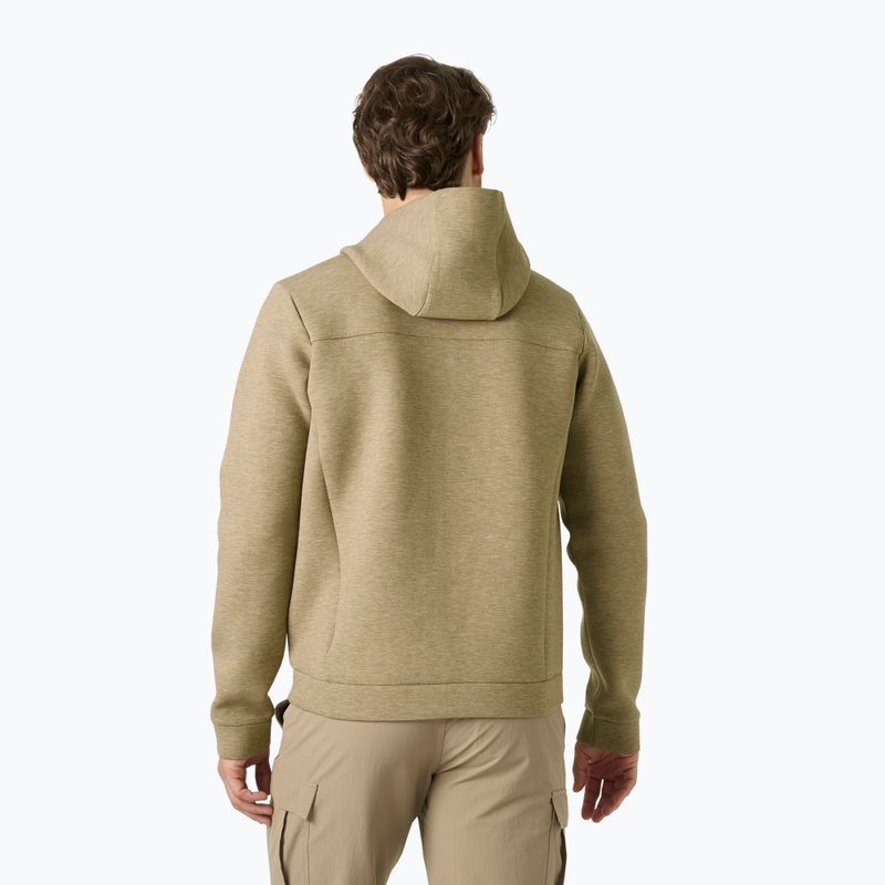 Bluza żeglarska męska Helly Hansen HP Ocean Full Zip 2.0 sepia melange 2
